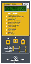 Brinsea Contaq Z6 Contact Incubator Control Panel